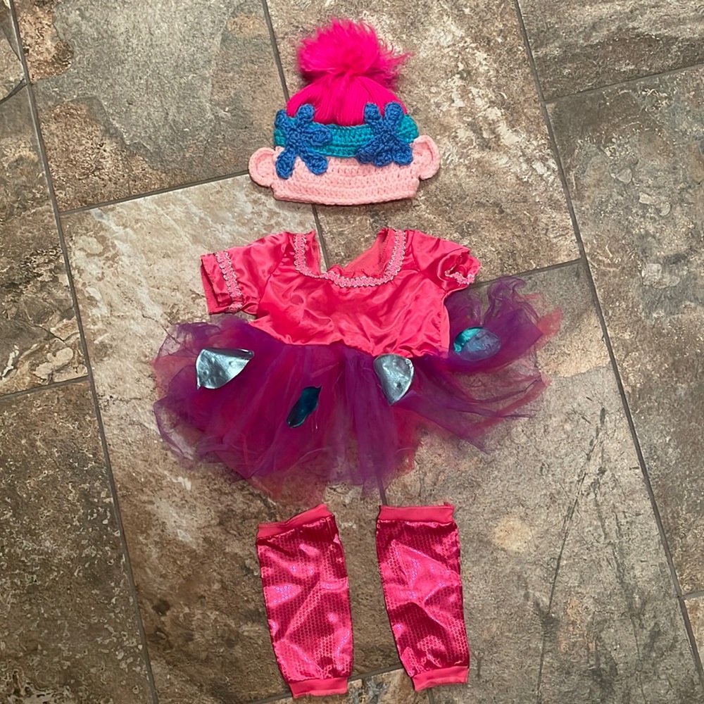 Poppy the troll costume
